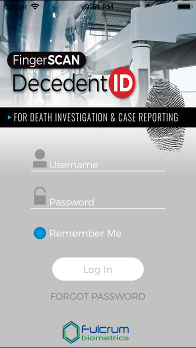 Emulate iPhone app FingerSCAN DecedentID using MyAndroid Emulate iPhone app FingerSCAN DecedentID using MyAndroid