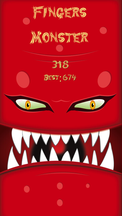Emulate iPhone app Fingers Monster Mmm using MyAndroid