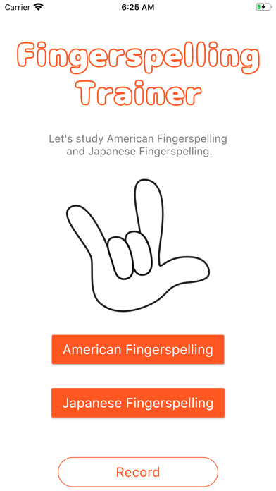 Run android online APK Fingerspelling Trainer from MyAndroid or emulate Fingerspelling Trainer using MyAndroid