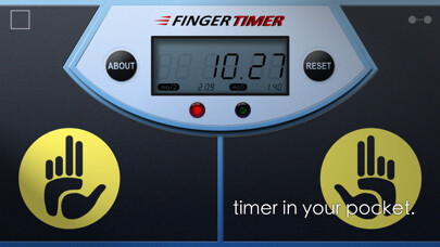 Emulate iPhone app Finger Timer Full using MyAndroid