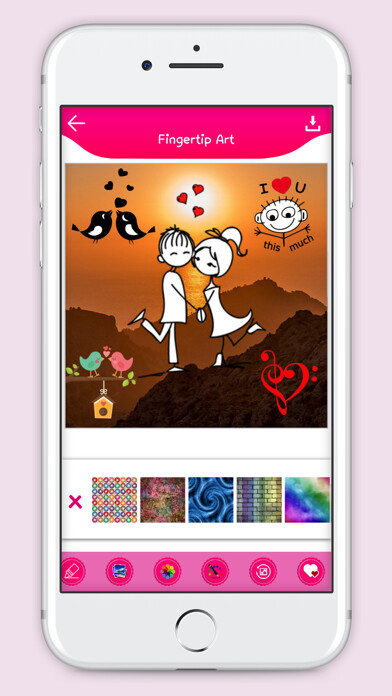 Emulate iPhone app Fingertip Art : Name Art using MyAndroid Emulate iPhone app Fingertip Art : Name Art using MyAndroid