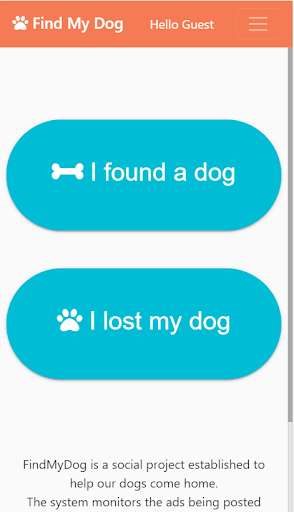 Run android online APK FingMyDog - Lost&Found dogs from MyAndroid or emulate FingMyDog - Lost&Found dogs using MyAndroid Run android online APK FingMyDog - Lost&Found dogs from MyAndroid or emulate FingMyDog - Lost&Found dogs using MyAndroid