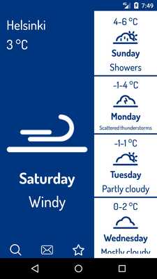 Emulate Android APK Finland Weather Emulate Android APK Finland Weather