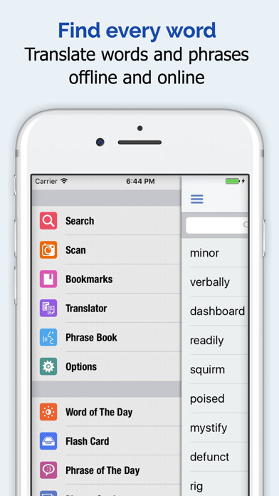 Emulate iPhone app Finnish Dictionary Elite using MyAndroid Emulate iPhone app Finnish Dictionary Elite using MyAndroid