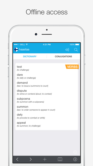 Run android online APK Finnish-English Dictionary from MyAndroid or emulate Finnish-English Dictionary using MyAndroid