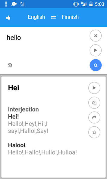 Run android online APK Finnish English Translate from MyAndroid or emulate Finnish English Translate using MyAndroid Run android online APK Finnish English Translate from MyAndroid or emulate Finnish English Translate using MyAndroid