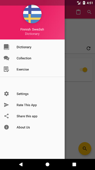 Run android online APK Finnish Swedish Dictionary from MyAndroid or emulate Finnish Swedish Dictionary using MyAndroid Run android online APK Finnish Swedish Dictionary from MyAndroid or emulate Finnish Swedish Dictionary using MyAndroid