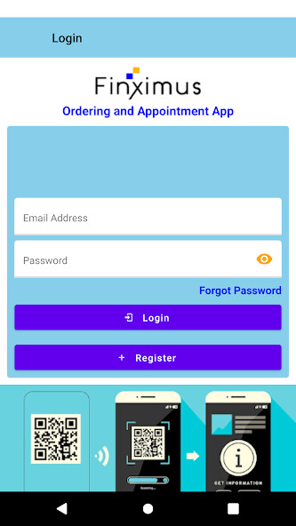 Run android online APK Finximus Ordering/ Appointment from MyAndroid or emulate Finximus Ordering/ Appointment using MyAndroid Run android online APK Finximus Ordering/ Appointment from MyAndroid or emulate Finximus Ordering/ Appointment using MyAndroid