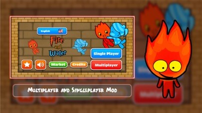 Emulate iPhone app Fire and Water Online using MyAndroid