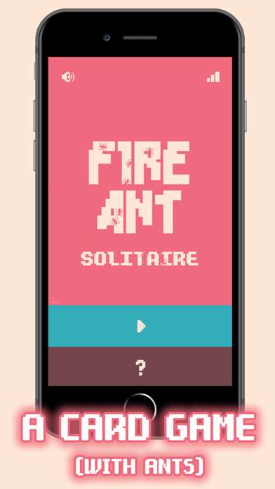 Emulate iPhone app Fire Ant Solitaire using MyAndroid
