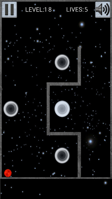 Emulate iPhone app Fire Ball and Black Holes using MyAndroid