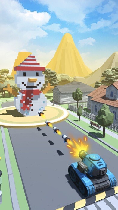 Emulate iPhone app Fire Ball: Shoot Voxel Blast! using MyAndroid