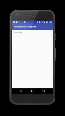 Emulate Android APK Firebase Dynamic Links Demo