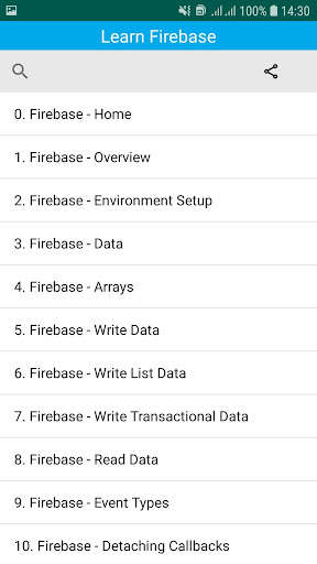 Run android online APK Firebase Tutorial from MyAndroid or emulate Firebase Tutorial using MyAndroid