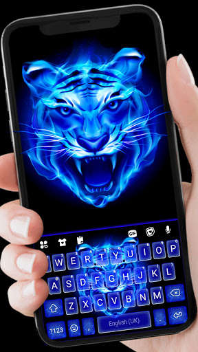 Run android online APK Fire Blue Tiger Keyboard Background from MyAndroid or emulate Fire Blue Tiger Keyboard Background using MyAndroid