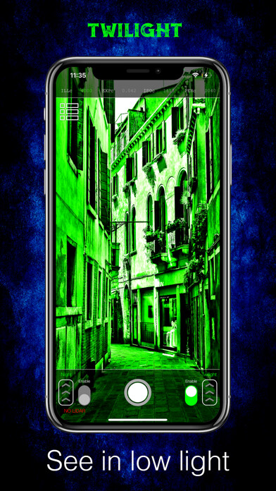 Emulate iPhone app FireBug : Night Vision Camera using MyAndroid