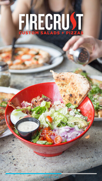 Emulate iPhone app Firecrust Custom Salads+Pizza using MyAndroid Emulate iPhone app Firecrust Custom Salads+Pizza using MyAndroid