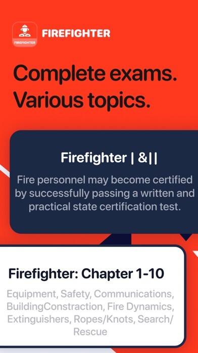 Emulate iPhone app Firefighter I & II Test Prep using MyAndroid Emulate iPhone app Firefighter I & II Test Prep using MyAndroid
