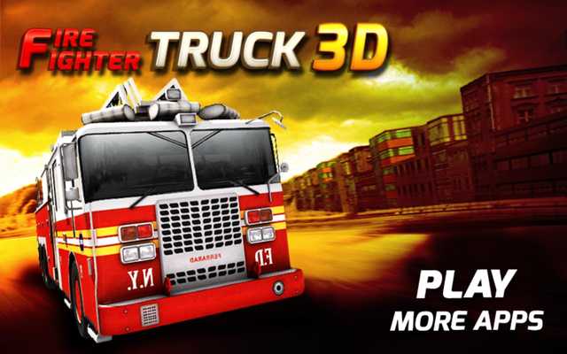 Emulate Android APK Firefighter truck 3d