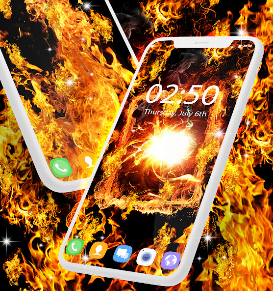 Run android online APK Fire flames live wallpaper from MyAndroid or emulate Fire flames live wallpaper using MyAndroid