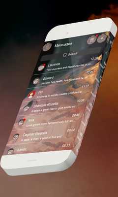 Emulate Android APK Fire flame S.M.S. Skin