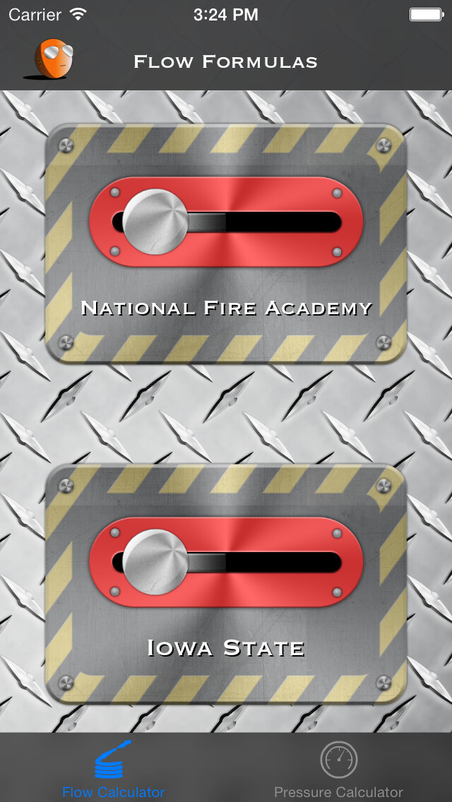 Emulate iPhone app Fire Flow / Pump Pressure Calculator using MyAndroid Emulate iPhone app Fire Flow / Pump Pressure Calculator using MyAndroid