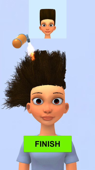 Emulate iPhone app FireHairCut using MyAndroid