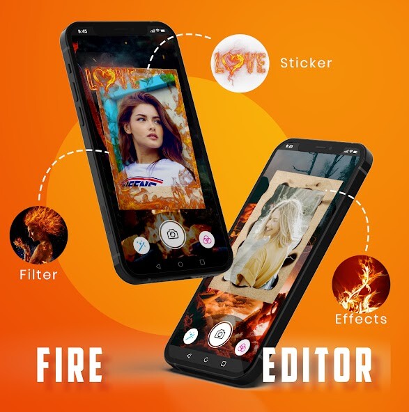 Run android online APK Fire Heart Burn Photo Editor from MyAndroid or emulate Fire Heart Burn Photo Editor using MyAndroid