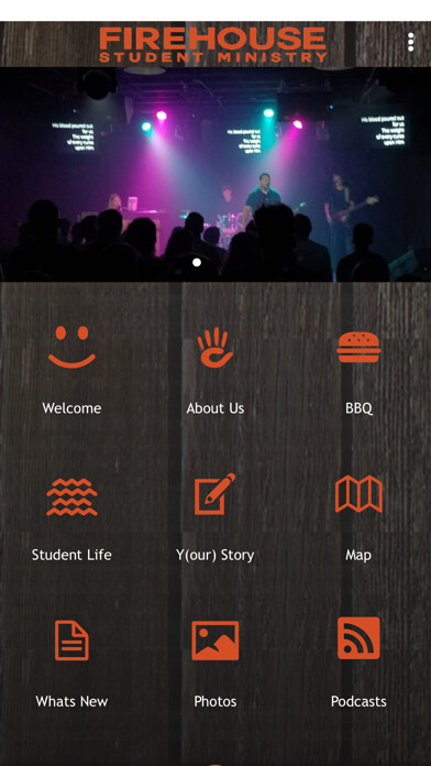 Emulate iPhone app Firehouse Student Ministry using MyAndroid