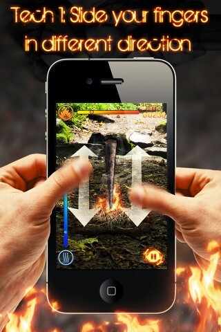 Emulate iPhone app Fire it up FREE - Bow Drill for iPhone , iPad and iPod touch using MyAndroid