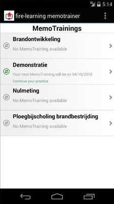 Emulate Android APK fire-learning memotrainer Emulate Android APK fire-learning memotrainer