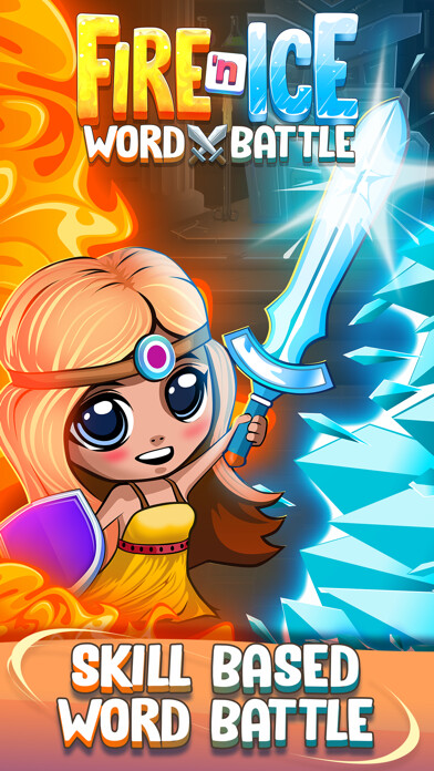 Emulate iPhone app Fire n Ice Word Battle using MyAndroid