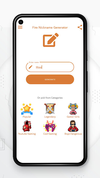 Run android online APK Fire Nickname Generator from MyAndroid or emulate Fire Nickname Generator using MyAndroid Run android online APK Fire Nickname Generator from MyAndroid or emulate Fire Nickname Generator using MyAndroid