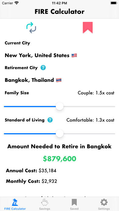 Emulate iPhone app FIRE Retirement Calculator using MyAndroid Emulate iPhone app FIRE Retirement Calculator using MyAndroid