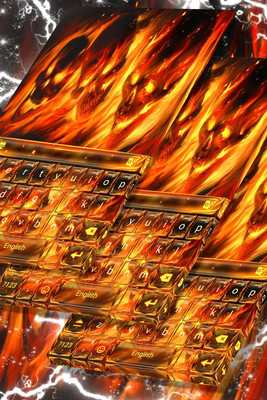 Emulate Android APK Fire Skulls Keyboard Theme Emulate Android APK Fire Skulls Keyboard Theme