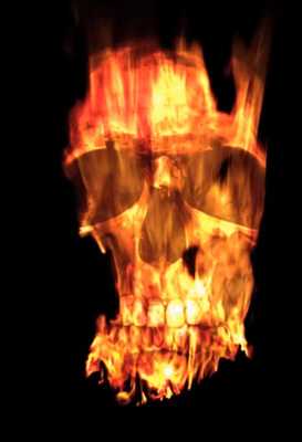 Emulate Android APK Fire Skull Wallpaper