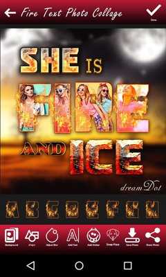 Emulate Android APK Fire Text Photo Collage Editor Emulate Android APK Fire Text Photo Collage Editor