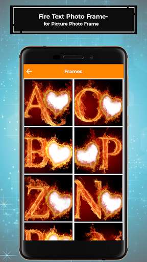 Run android online APK Fire Text Photo Frames for Pictures - PhotoEditor from MyAndroid or emulate Fire Text Photo Frames for Pictures - PhotoEditor using MyAndroid