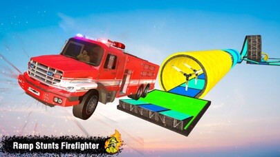 Emulate iPhone app Fire Truck Stunt Racing Games using MyAndroid