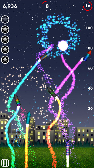 Emulate iPhone app Firework Fury using MyAndroid