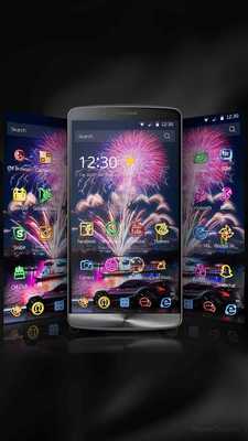 Emulate Android APK Fireworks Night Theme