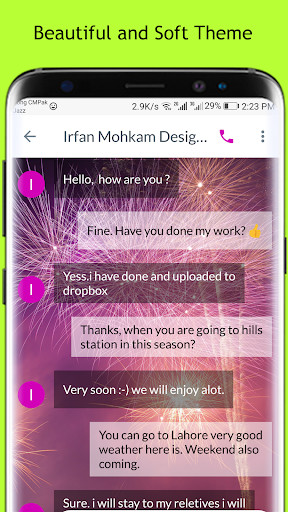 Run android online APK Fireworks SMS Theme from MyAndroid or emulate Fireworks SMS Theme using MyAndroid