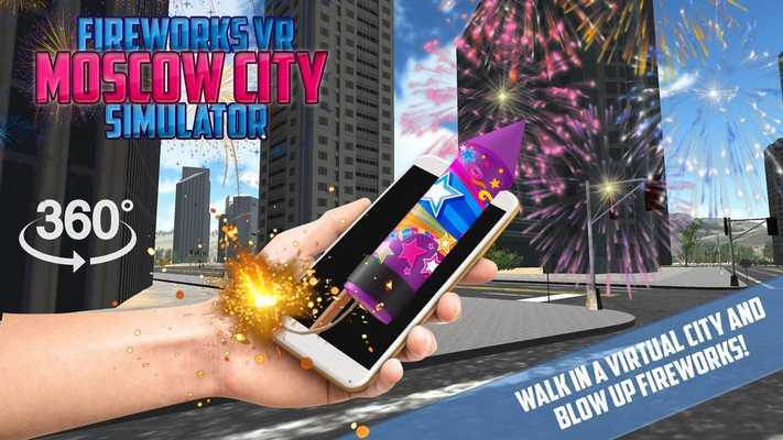Emulate Android APK Fireworks VR Moscow City Simulator