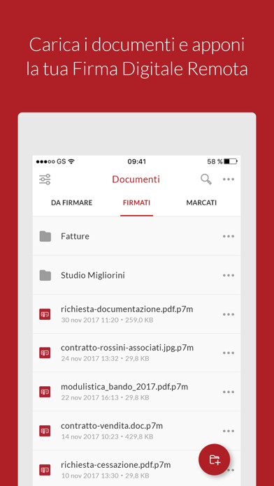 Emulate iPhone app Firma Digitale Aruba using MyAndroid