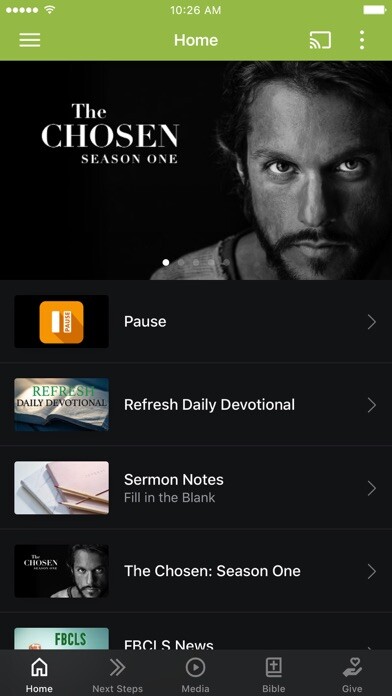 Emulate iPhone app First Baptist Church LS using MyAndroid Emulate iPhone app First Baptist Church LS using MyAndroid