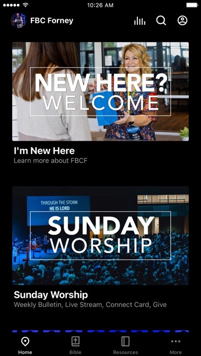 Emulate iPhone app First Baptist Forney using MyAndroid Emulate iPhone app First Baptist Forney using MyAndroid
