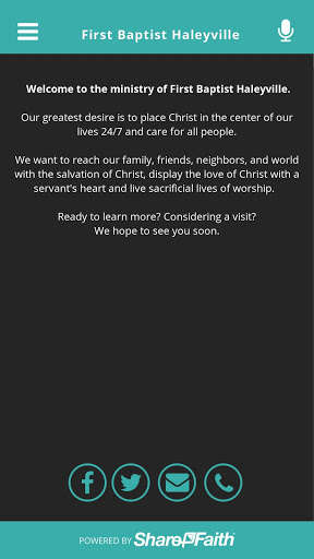 Run android online APK First Baptist Haleyville from MyAndroid or emulate First Baptist Haleyville using MyAndroid