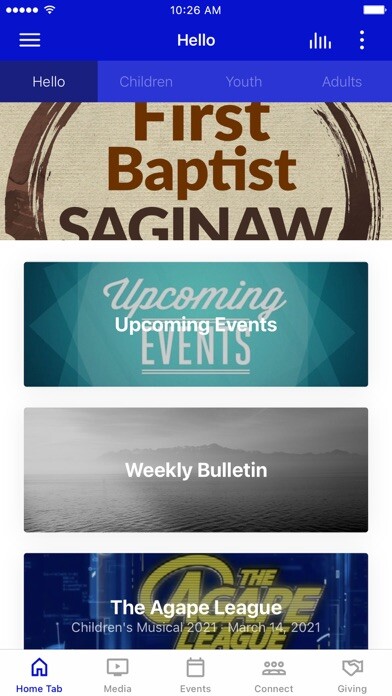 Emulate iPhone app First Baptist Saginaw using MyAndroid Emulate iPhone app First Baptist Saginaw using MyAndroid