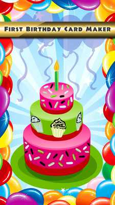 Emulate Android APK First Birthday Card Maker