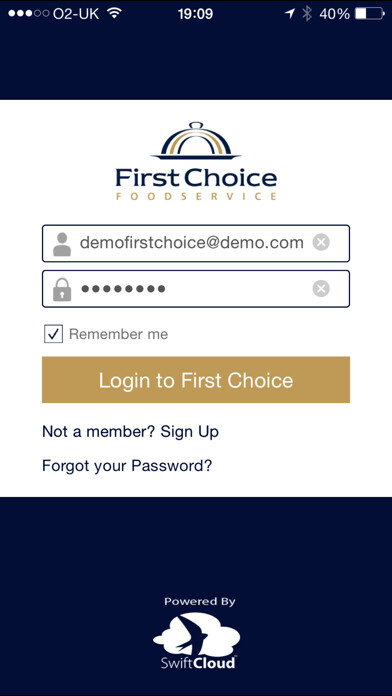 Emulate iPhone app First Choice Foodservice using MyAndroid Emulate iPhone app First Choice Foodservice using MyAndroid